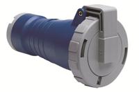 2cma166584r1000 Amphenol Industrial, 2CMA1 IP67, IP69 Blue 2P+E Industrial Power Socket, Rated At 32A, 250 V