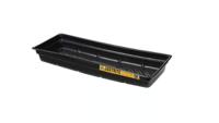 jen28715bl Justrite Polyethylene Drum Tray for Spill Control, 12g Capacity