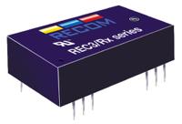 rec3-2415drwzh2a Recom REC3 DC-DC Converter, ±15V dc/ ±100mA Output, 9 → 36 V dc Input, 3W, Through Hole, +85°C Max Temp -40°C
