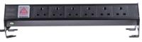839-9806 RS PRO Type G - British 6 Gang Power Distribution Unit, 3m Cable