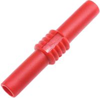 208-0232 RS PRO Red, Female Banana Coupler With Brass contacts and Nickel Plated