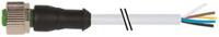 7000-12241-2351000 Murrelektronik Limited Female 5 way M12 to Free Cable End Sensor Actuator Cable, 10 m