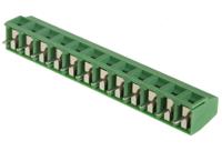 1729225 Phoenix Contact MKDSN 1.5/12-5.08 Series PCB Terminal Block, 12-Contact, 5.08mm Pitch, Through Hole Mount, 1-Row, Screw