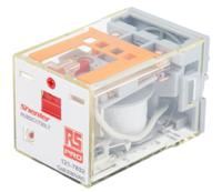 121-7832 RS PRO Plug In Power Relay, 240V ac Coil, 10A Switching Current, DPDT