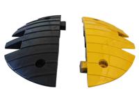 204-1758 RS PRO Rubber Speed Bump, 2.5 m x 500mm x 70 mm, 15km/h Speed Limit