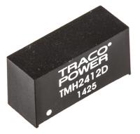 tmh-2412d TRACOPOWER TMH DC-DC Converter, ±12V dc/ 83mA Output, 21.6 → 26.4 V dc Input, 2W, Through Hole, +85°C Max Temp