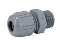 53111100 Lapp SKINTOP Series Grey Polyamide Cable Gland, M12 Thread, 15mm min., 16.6mm max., IP69