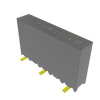 ssm-105-l-dv-lc-p-tr Samtec SSM Series Vertical Surface Mount PCB Socket, 10-Contact, 2-Row, 2.54mm Pitch, SMT Termination