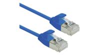 21153345 Roline21.15.33, 2m Cat6a, Blue RJ45 to Male RJ45 Male, FTP LSZH Sheath