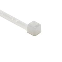 112-01819 HellermannTyton Cable Tie, 100mm x 2.5 mm, Natural Nylon, Pk-100