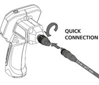 082217a Laserliner 082.217A 17mm probe Inspection Camera, 1500mm Probe Length, 640 x 480pixels Resolution, LED Illumination