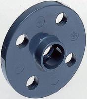 721731106 Georg Fischer Plastic Pipe Fitting Full Face Flange, 1/2in