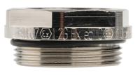 52104573 Lapp Cable Gland Adaptor, M32 Exterior Thread, M25 Interior Thread, Nickel Plated Brass, SKINDICHT Series