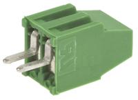 282834-2 TE Connectivity Buchanan Series PCB Terminal Block, 2-Contact, 2.54mm Pitch, Through Hole Mount, 1-Row, Screw