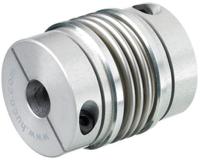530263535 Huco Bellows Coupling, 26mm Outside Diameter, 12mm Bore, 37.5mm Length Coupler