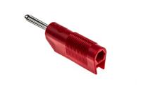 930729101 Hirschmann Test & Measurement Red Male Banana Plug, 4 mm Connector, Screw Termination, 30A, 30 V ac, 60V dc, Nickel