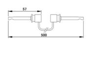 tla-104 Teishin Electric Crocodile Clip Lead, 500mm Lead Length