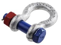 312-3358 RS PRO Bow Shackle, Zinc Plated Steel, 2t