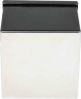 121-9693 RS PRO 304 Stainless Steel Satin Square Adaptable Enclosure Box, 100mm x 100mm x 85mm