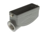 936013731 Molex 93601 Heavy Duty Power Connector Hood, Pg21 Thread, Side Entry