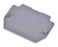 1sna117318r2300 Entrelec FEDR Series End Cover for Use with DIN Rail Terminal Blocks
