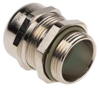 53112573 Lapp SKINTOP Series Nickel Plated Brass Cable Gland, M25 Thread, 9mm min., 17mm max., IP68