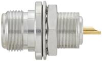53k501-200n5 Rosenberger, Jack Panel Mount N Connector, 50Ω, Solder Termination, Straight Body