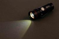 176-6035 RS PRO LED Pocket Torch Black - Rechargeable 300 lm, 93 mm