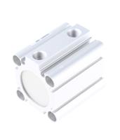 cdq2b32tf-20dz SMC Pneumatic Compact Cylinder - 32 mm Bore, 20 mm CDQ2 Series, Double Acting Acting