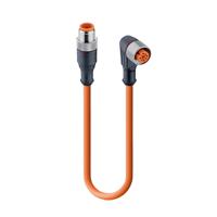 95188-rst-4-rkwtled-p-4-2514-m Lumberg Automation Male 4 way M12 to Female 4 way M12 Sensor Actuator Cable, 4 m