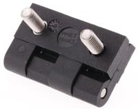 54-a-3031 Pinet Polyamide Butt Hinge, Bolt-on Fixing, 40mm x 40mm x 5mm