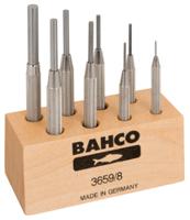 36598 Bahco 8-Piece Punch Set, 0.9 mm, 1.4 mm, 1.8 mm, 2.4 mm, 2.8 mm, 3.4 mm, 3.9 mm, 6 mm Shank, 75 mm, 85 mm, 90 mm, 95