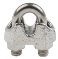 183-5908 RS PRO Stainless Steel 5mm Diameter Wire Rope Clamp