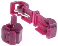 510-4832 RS PRO T-Tap Splice Connector, Red, Insulated, Tin 20 → 18 AWG