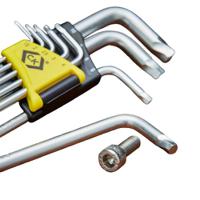 t4440m CK 9 piece L Shape Metric Hex Key Set, 1.5 → 10mm