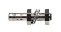 e2e-x4b1t8-m5 Omron Inductive Threaded Barrel Proximity Sensor, M8, 4 mm Detection, PNP NO, 10 → 30 V dc