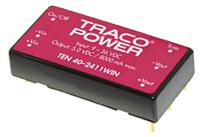 ten-40-4815win TRACOPOWER TEN 40WIN DC-DC Converter, 24V dc/ 1.67A Output, 18 → 75 V dc Input, 40W, Through Hole, +75°C Max