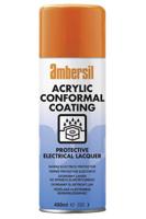 30235-ab Ambersil Transparent Acrylic Resin Conformal Coating, 400 ml Aerosol, -40°C min, +60°C max