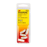 7100135191 3M SDR Adhesive Write On Cable Marker Refill, Black, Pre-printed "L1", 2.3 → 3.7mm Cable, for Marking Wire And
