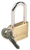 xr0060hb44k1 ABUS Key Weatherproof Brass, Steel Padlock, Keyed Alike, 6.5mm Shackle, 40mm Body