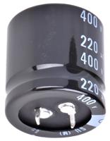lgu2g221melb Nichicon 220μF Aluminium Electrolytic Capacitor 400V dc, Snap-In - LGU2G221MELB