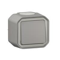 070001 Legrand Grey Push Button Light Switch, 1 Way