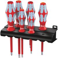 05022745001 Wera Pozidriv; Slotted Insulated Screwdriver Set, 6-Piece
