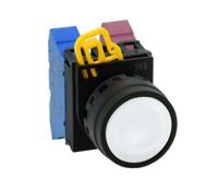 yw1b-a1w Idec YW1B Series Black Maintained Push Button Head, 22mm Cutout, IP67, IP69K