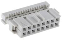1-215882-6 TE Connectivity 16-Way IDC Connector Socket for Cable Mount, 2-Row