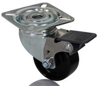 1475poo050p40 Tente Braked Swivel Castor Wheel, 40kg Capacity, 50mm Wheel