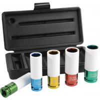 19141-95 SAM Metric 1/2 in Wheel Nut Socket Set, 6 point
