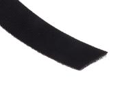 890-4187 RS PRO Black Hook & Loop Tape, 20mm x 10m