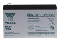 re12-12l Yuasa 12V Faston F2 Sealed Lead Acid Battery, 12Ah