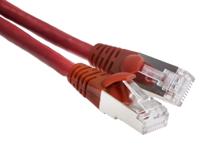 557-058 RS PRO, 3m Cat5e, Red RJ45 to Male RJ45 Male, U/UTP Unshielded, Terminated LSZH Sheath